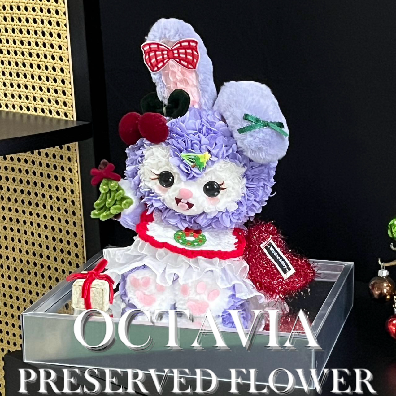 Christmas preserved flowers