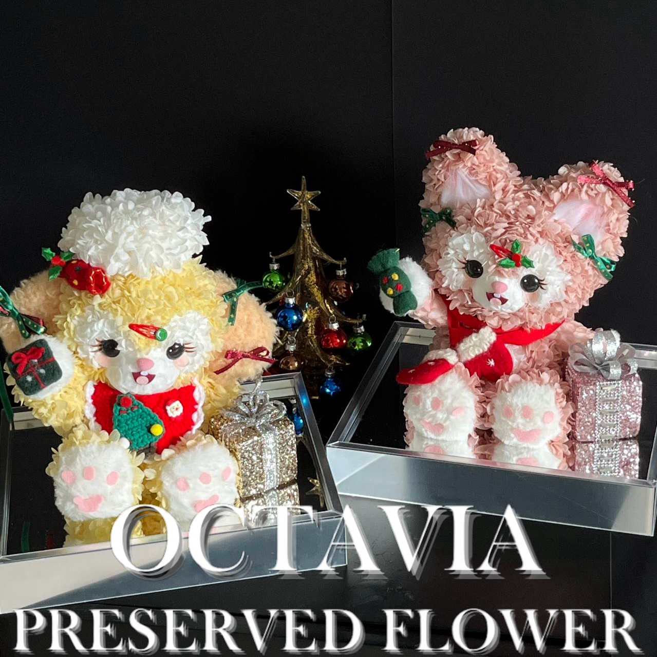 Christmas preserved flowers