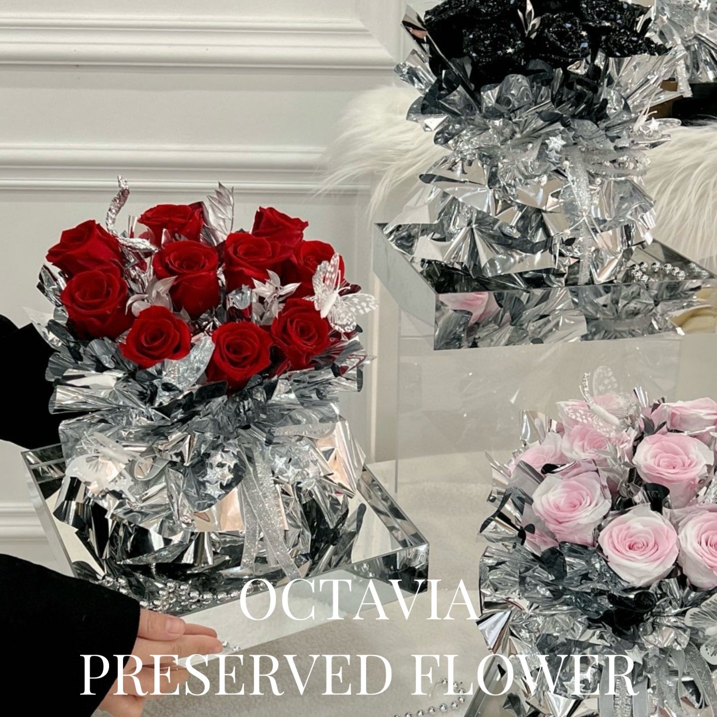 PFN16-極光玫瑰花盒系列(色) OCTAVIA