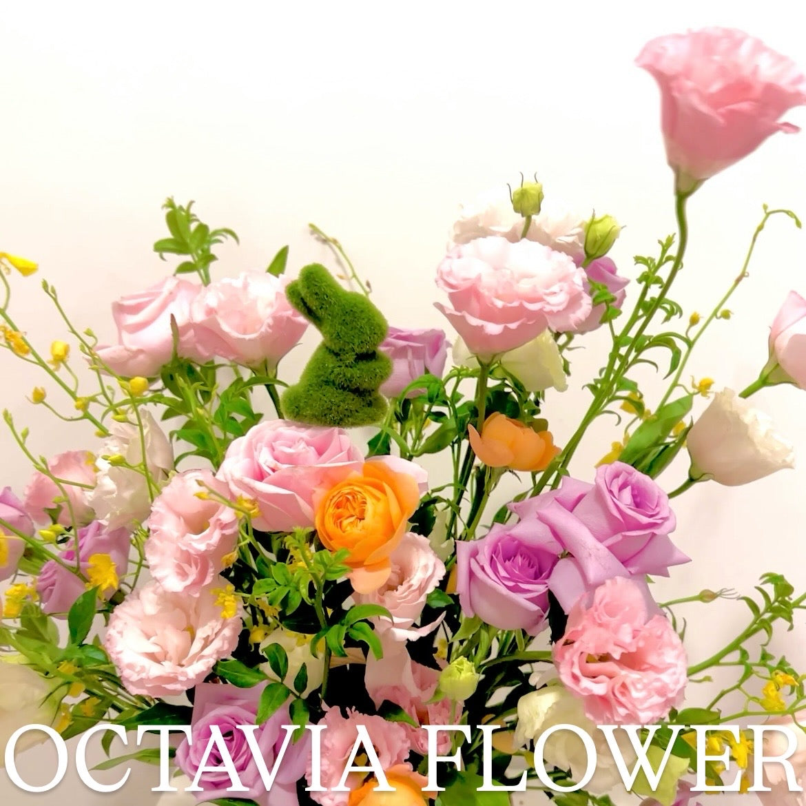 Bunny&Bloom Korean Style Flower Basket OCTAVIA