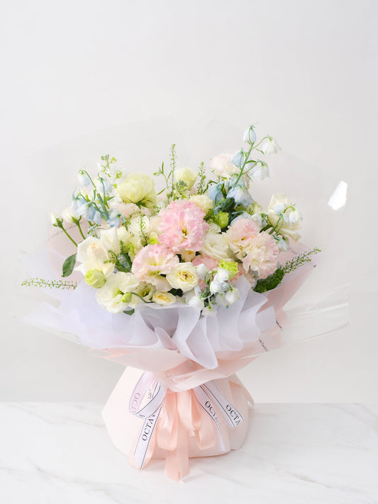 Regular Item-粉紅桔梗混搭花束 OCTAVIA