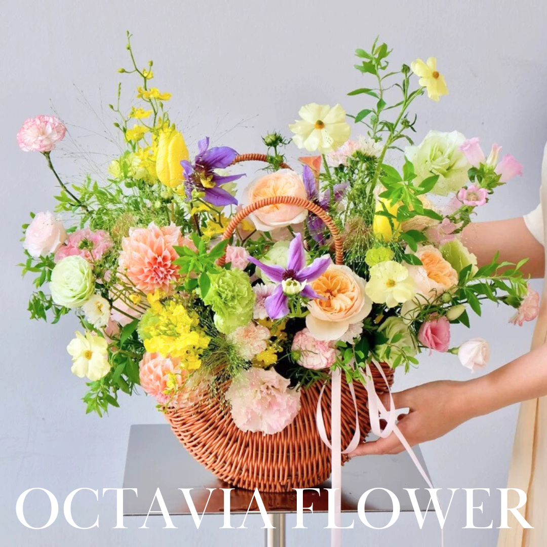 韓式手提花籃067 OCTAVIA
