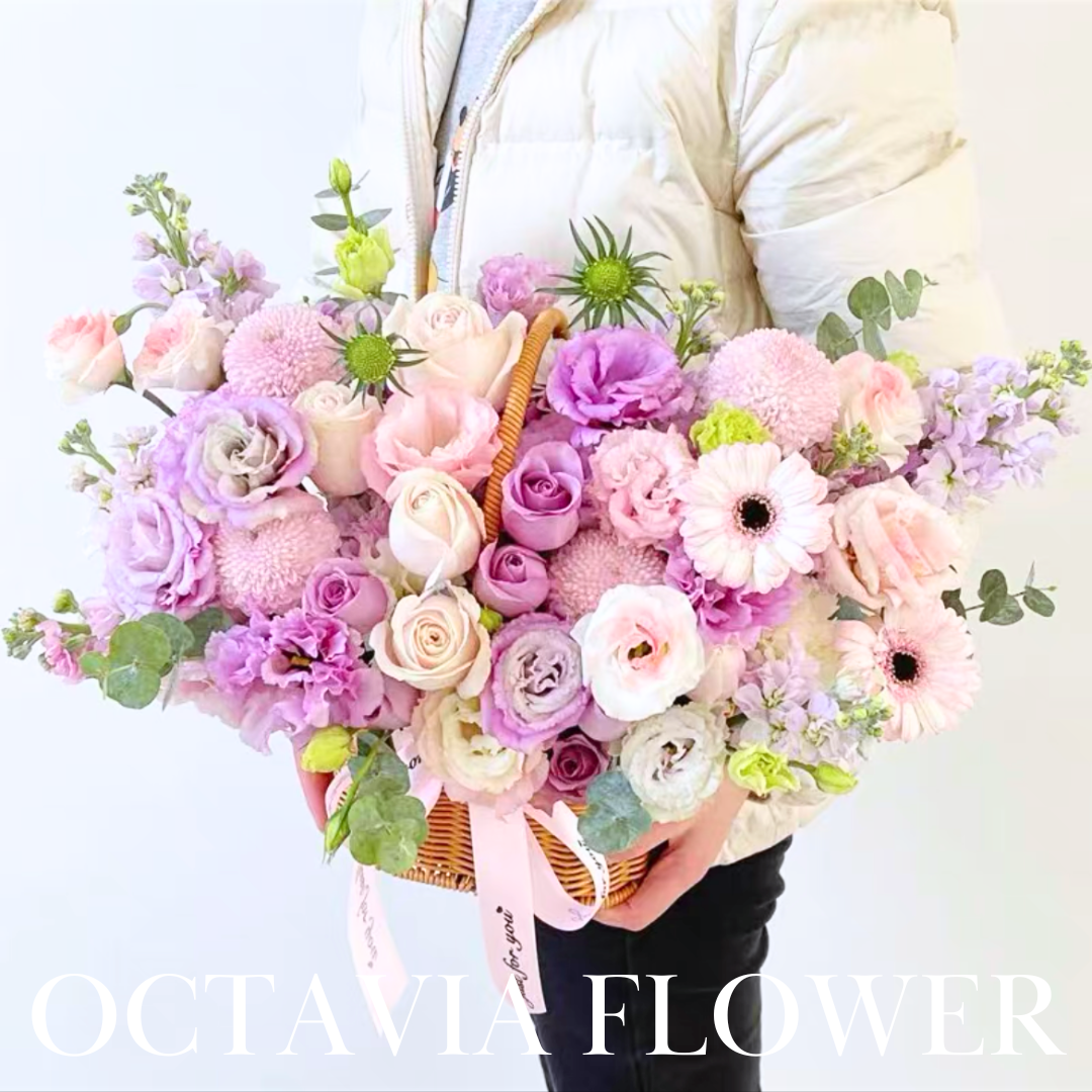 紫色手提花籃029 OCTAVIA
