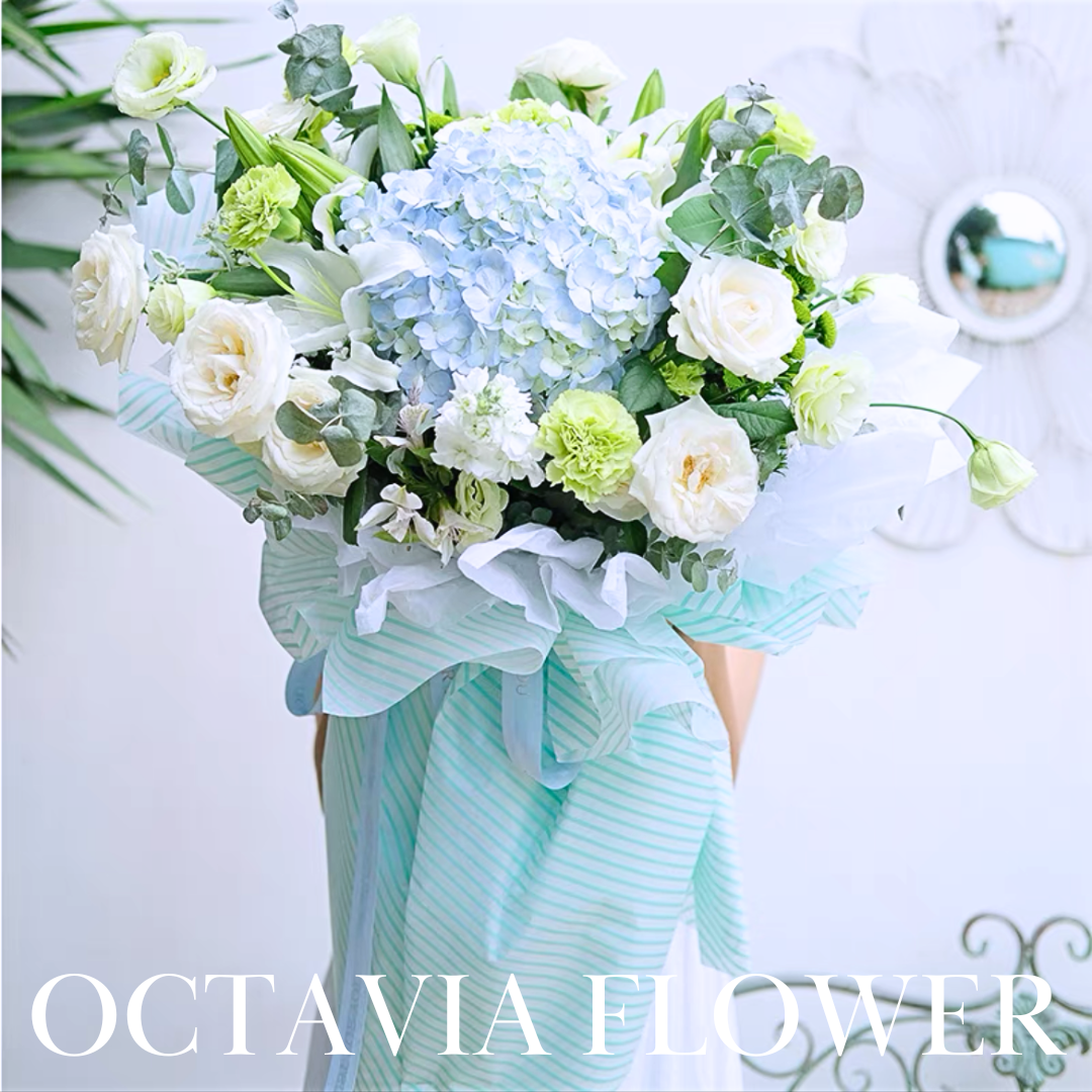 TIFFY淺藍色大花束021 OCTAVIA