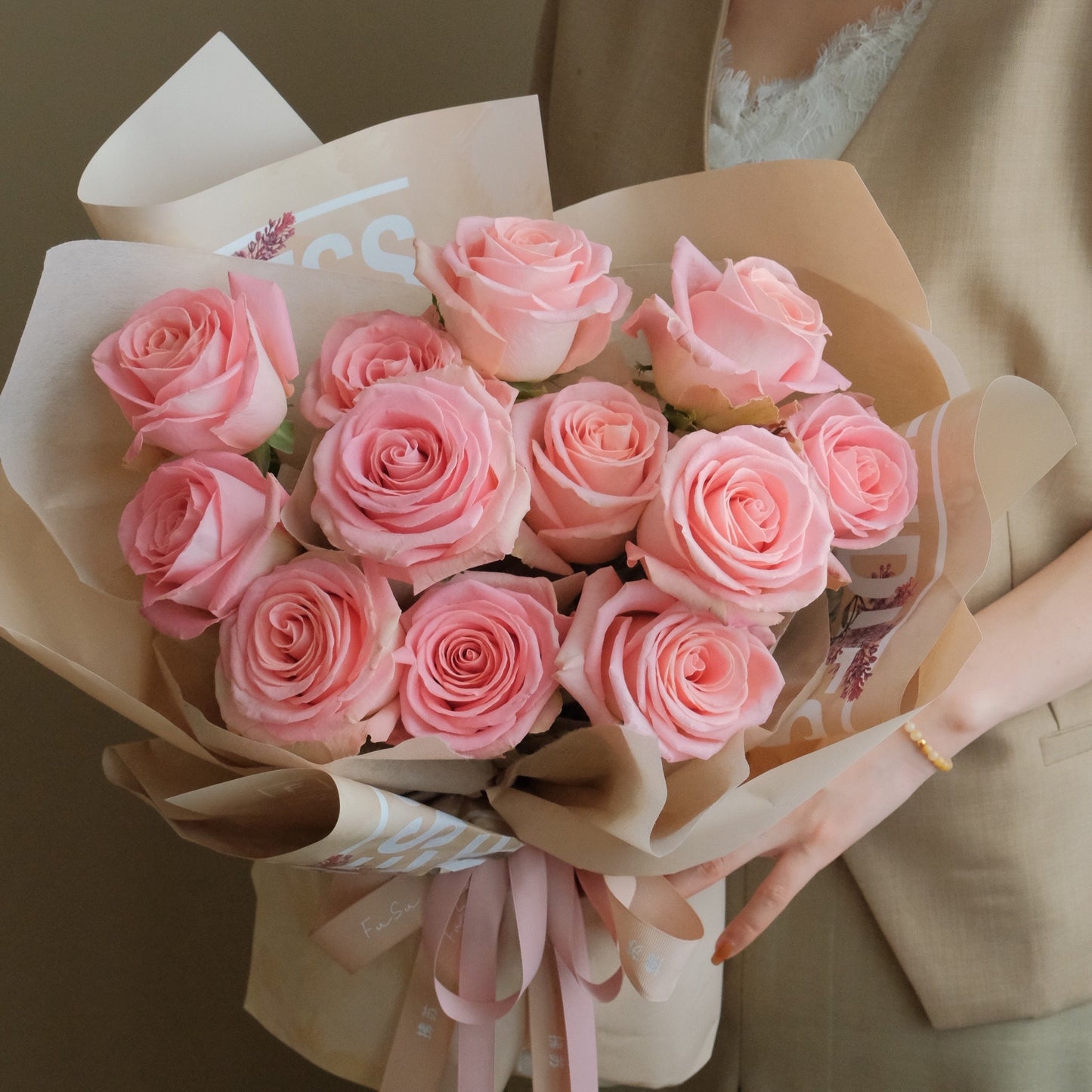 FF15⎪Rosa⎪韓式玫瑰花束(Pink)