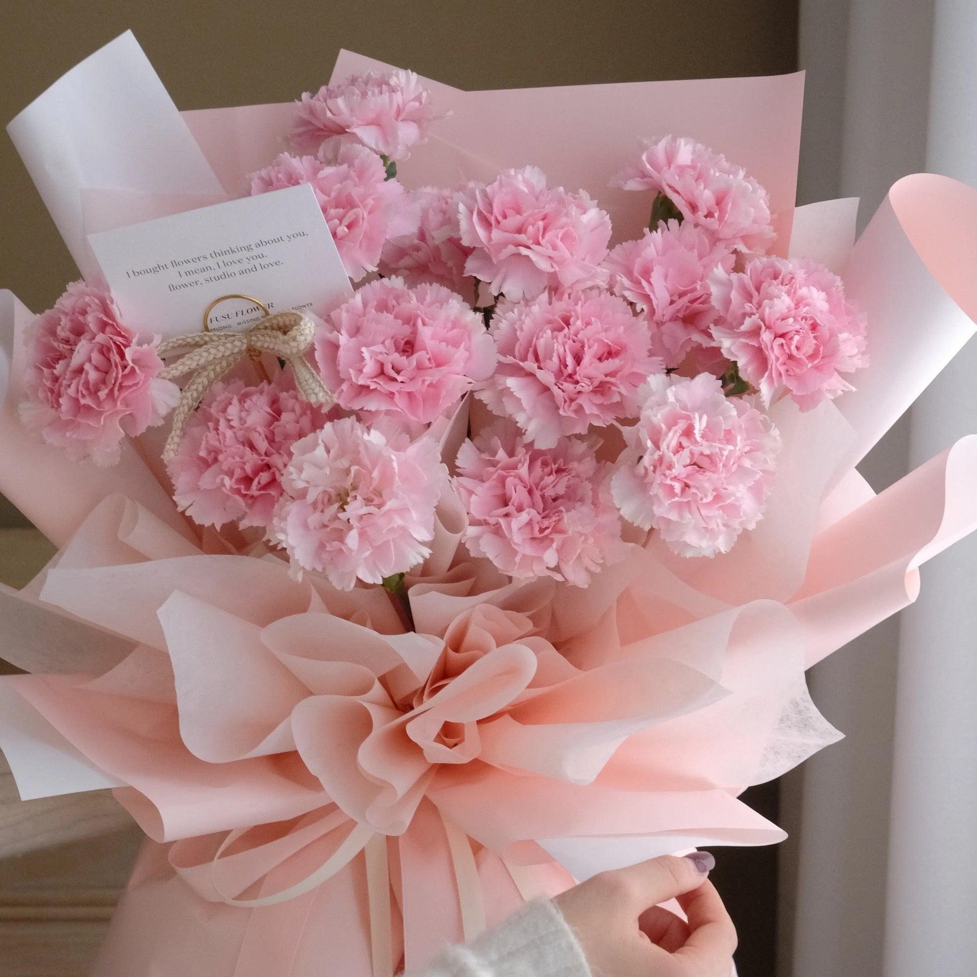 FF16⎪Carnation With Heart⎪康乃馨花束(Pink) OCTAVIA