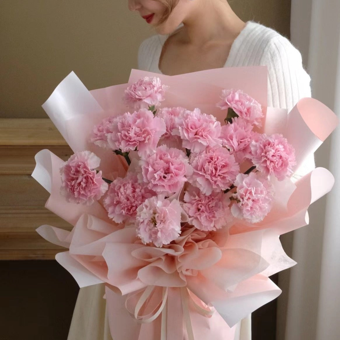 FF16⎪Carnation With Heart⎪康乃馨花束(Pink)
