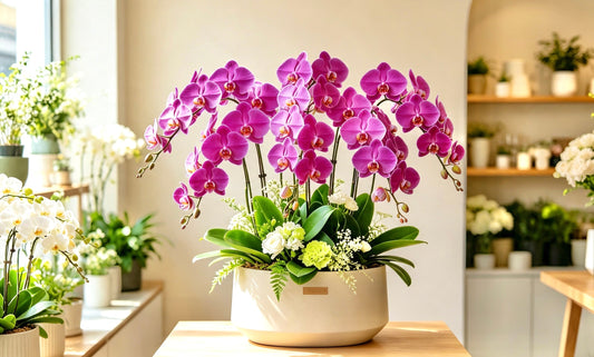 開張花籃與開張蘭花怎麼揀
