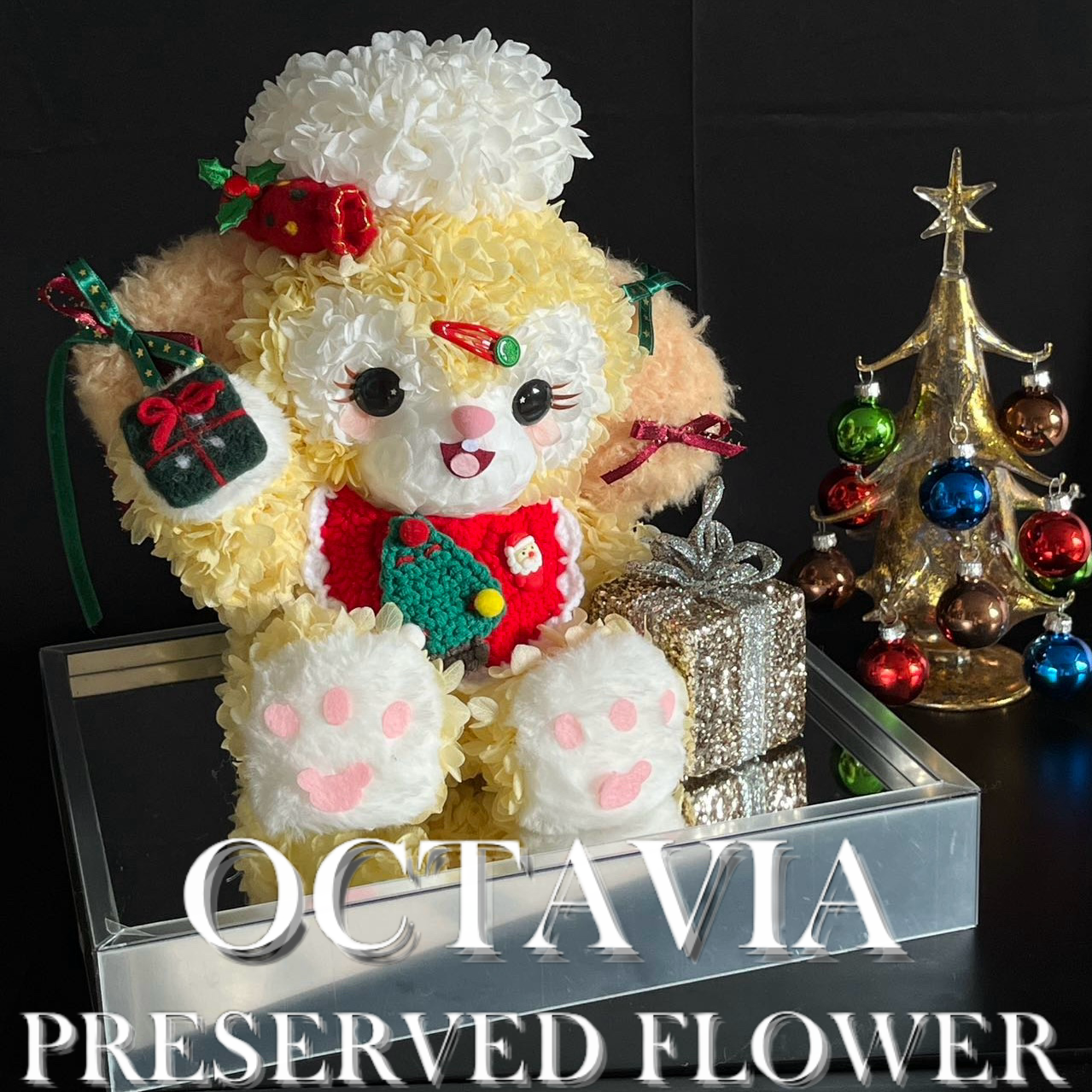 Christmas preserved flowers