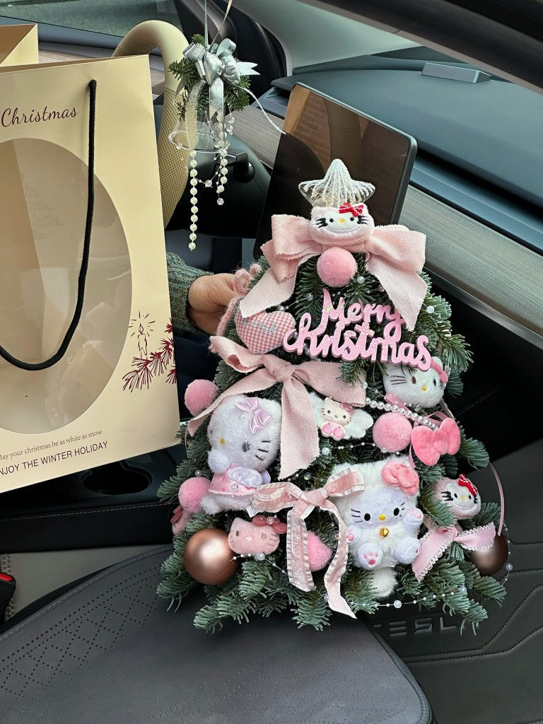 Artificial flower Christmas tree