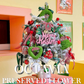 Artificial flower Christmas tree