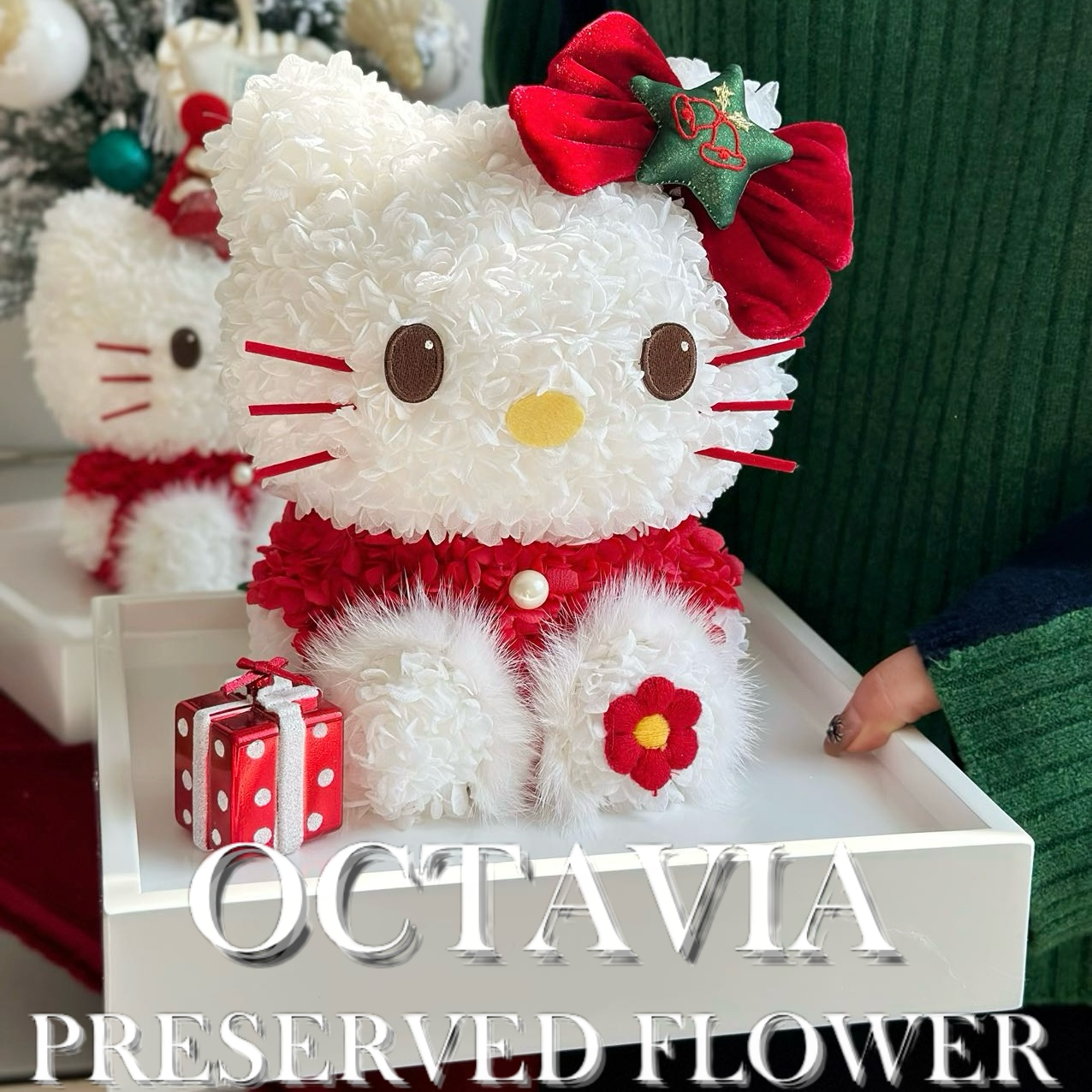 [永生花]-聖誕Hello Kitty