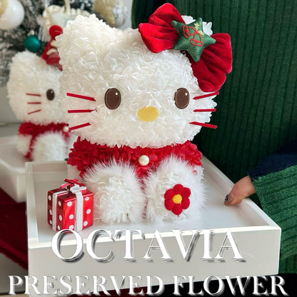 [Preserved Flower] - Christmas Hello Kitty