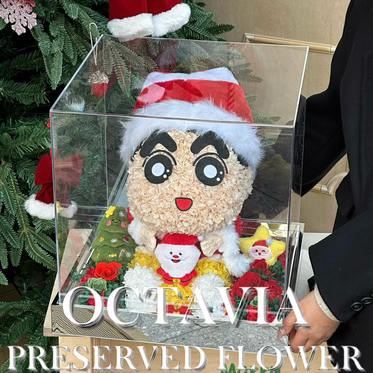 Christmas preserved flowers