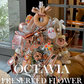 Artificial flower Christmas tree