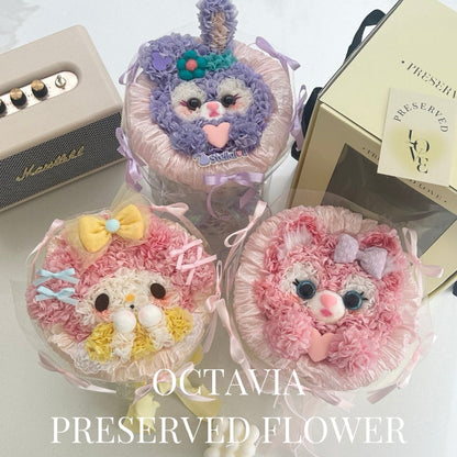 PFN01-綉球花公仔花束 OCTAVIA