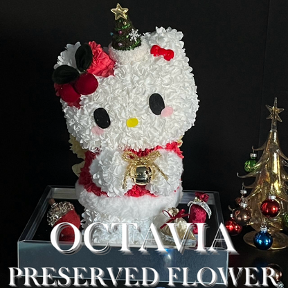 聖誕永生花-Hello Kitty