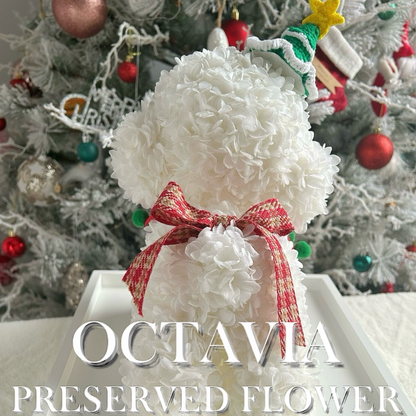 Christmas preserved flower - puppy