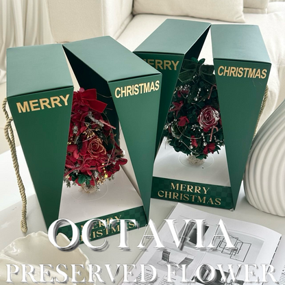 [Preserved Flower] - Bow Christmas Tree (5 colors available)