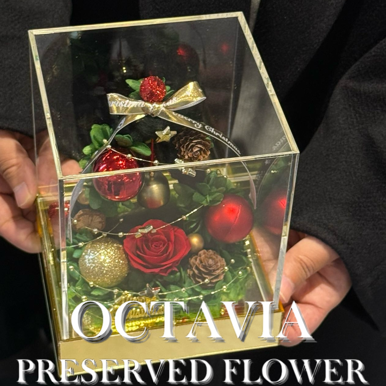 Christmas preserved flowers