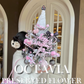Artificial flower Christmas tree