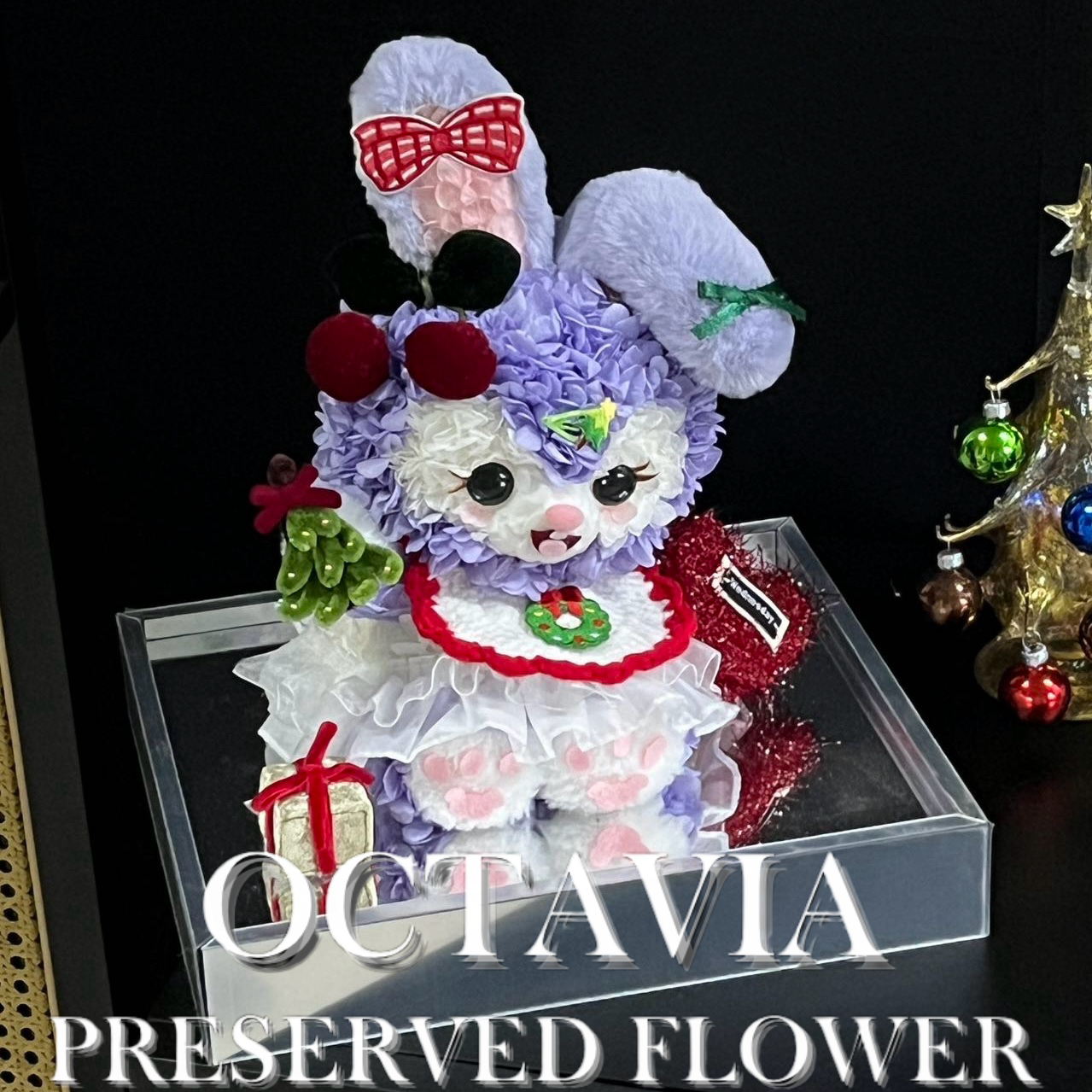 Christmas preserved flowers