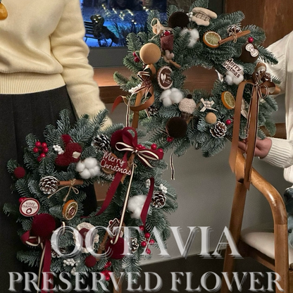 Christmas preserved flowers