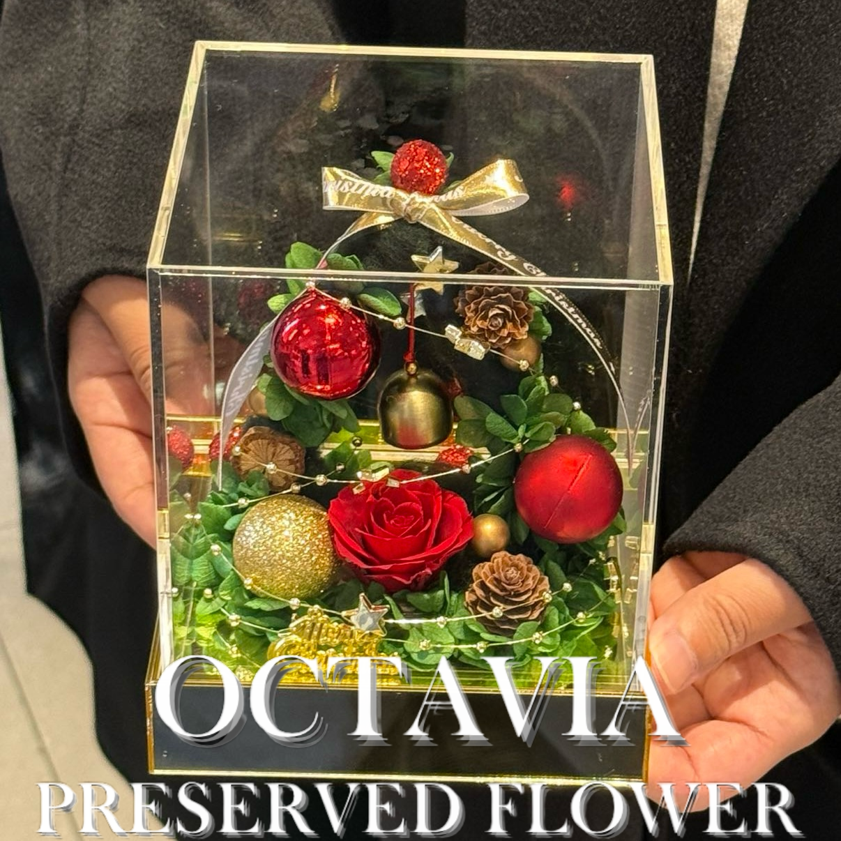 Christmas preserved flowers
