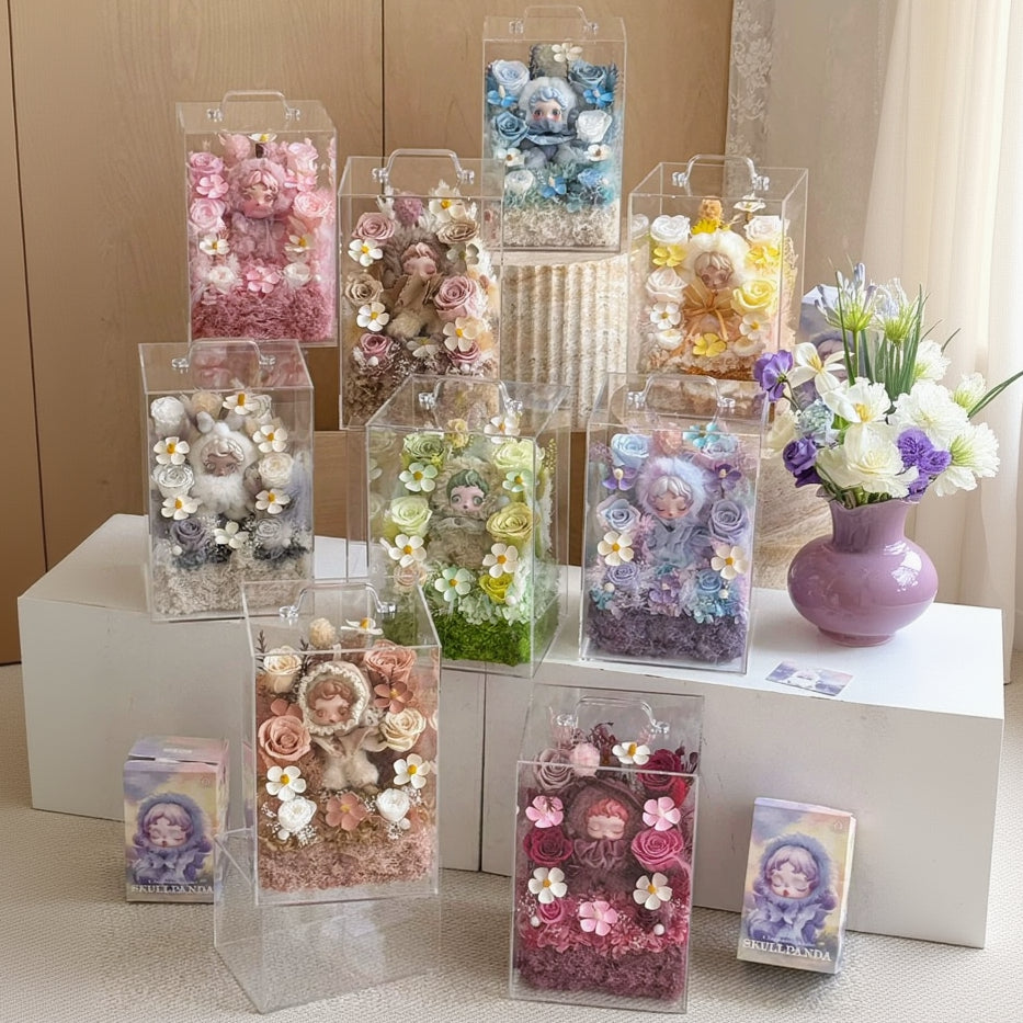 光織園 OCTAVIA SKULLPANDA 永生花 保鮮花 禮物首選 香港花店