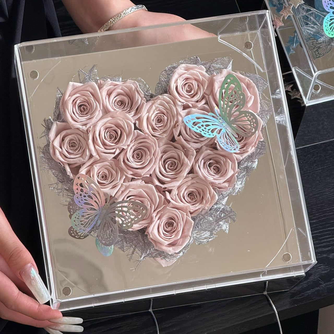 浮光永生花愛心花盒 OCTAVIA