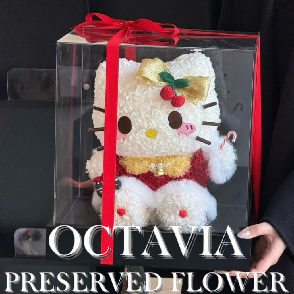 [永生花]-No.1聖誕Hello Kitty