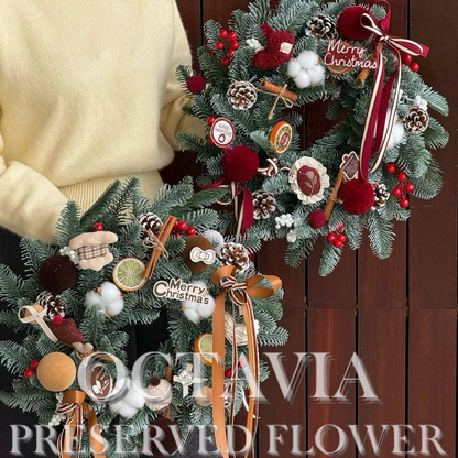 Christmas preserved flowers
