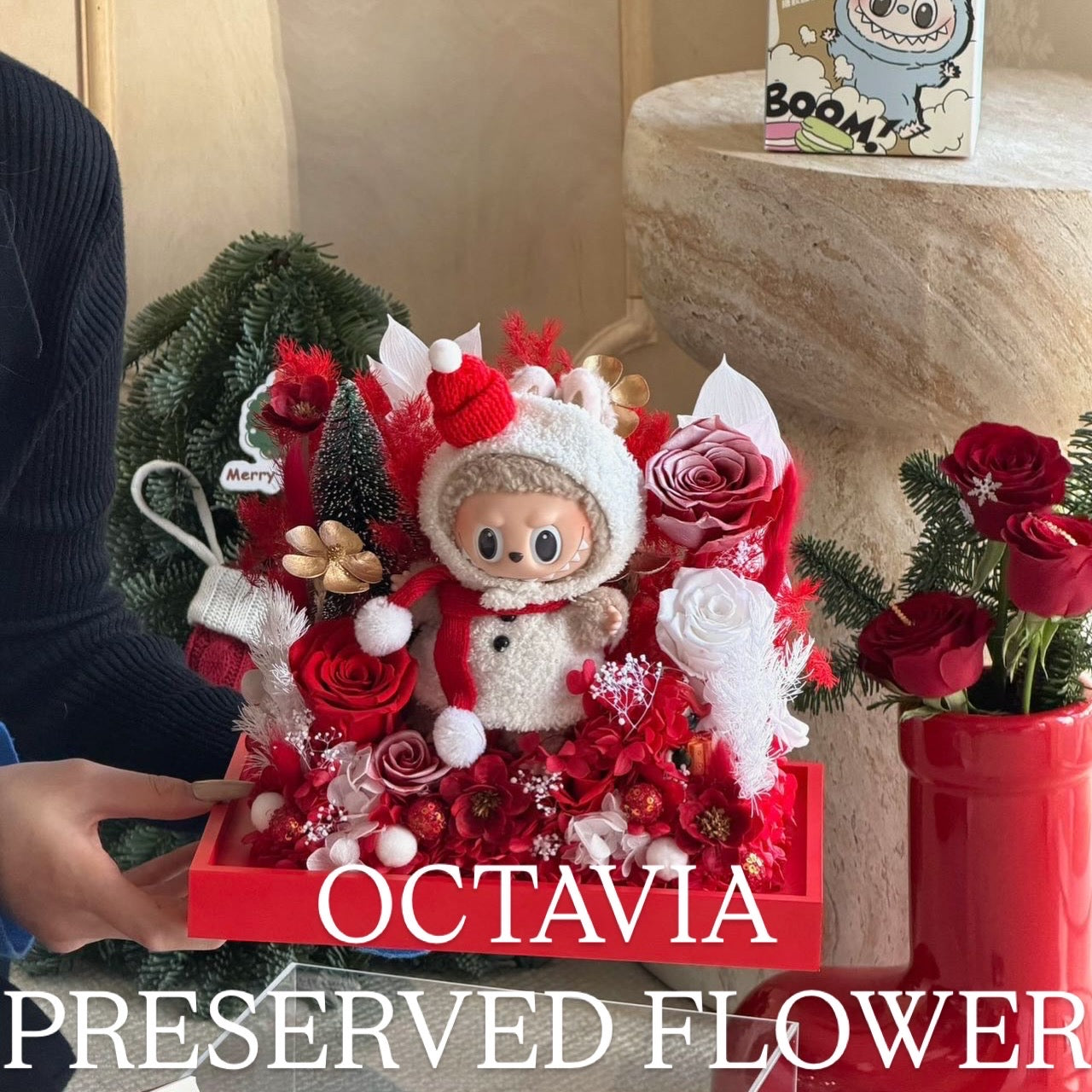 [永生花]-Labubu聖誕奇幻花園(共3款)