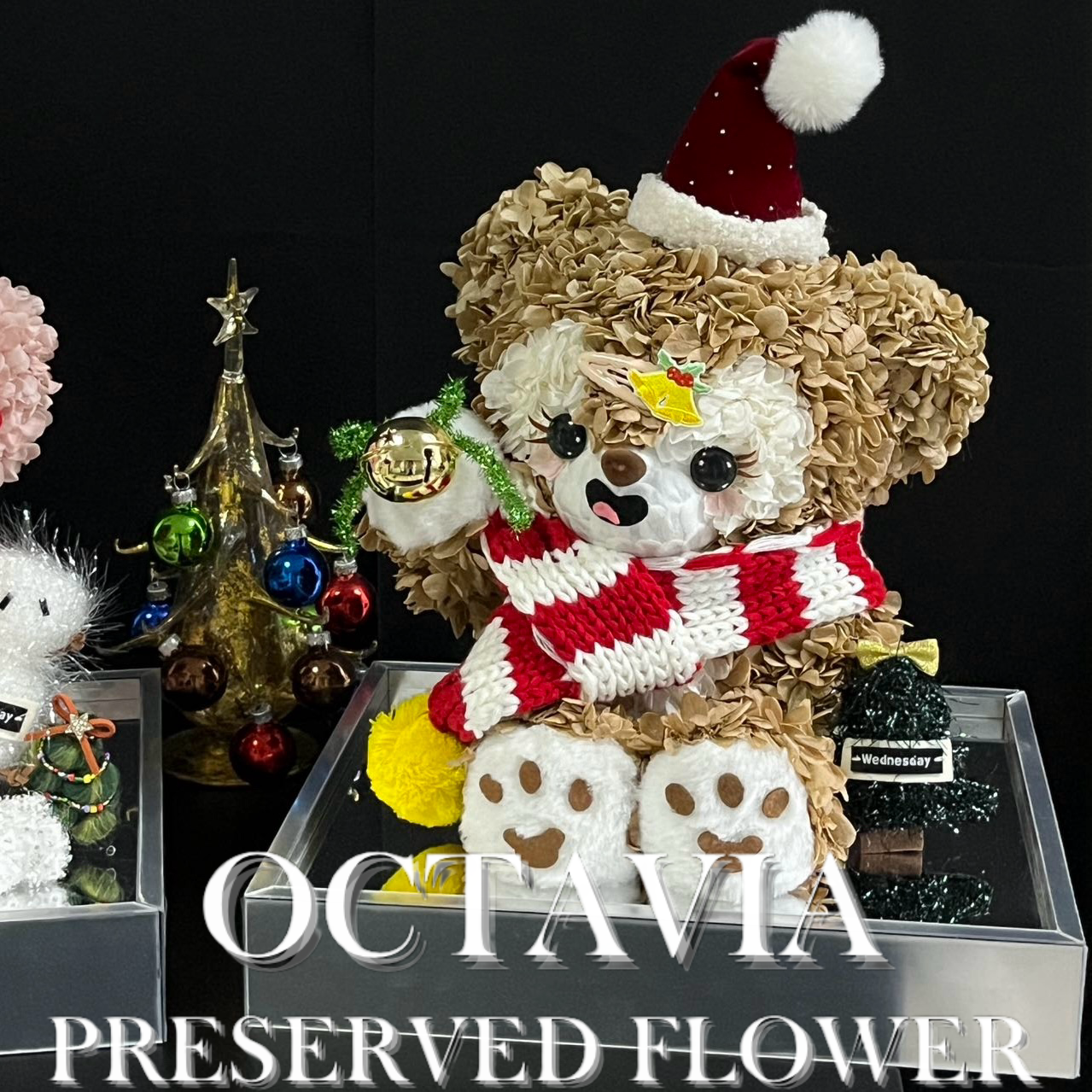 Christmas preserved flowers