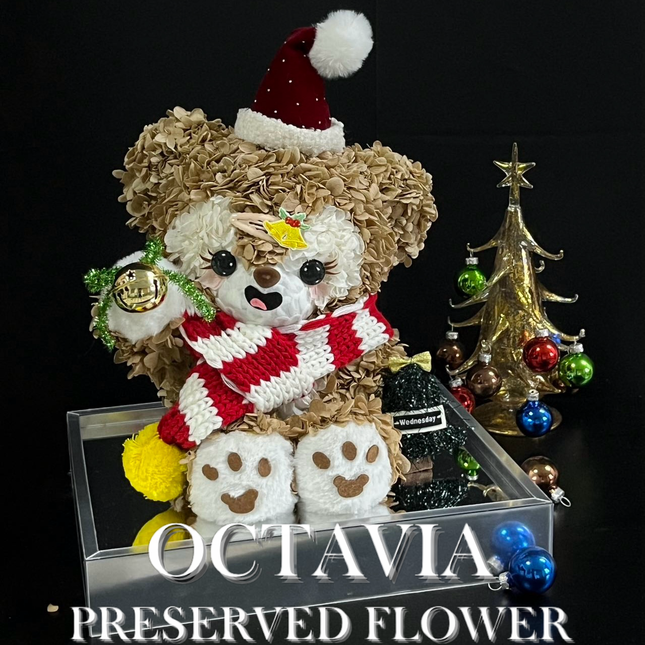 Christmas preserved flowers