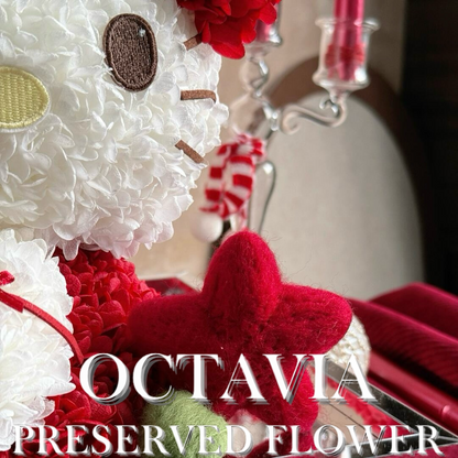 Christmas preserved flowers - Hello Kitty