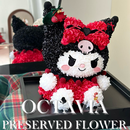 [永生花]-紅色聖誕可羅米