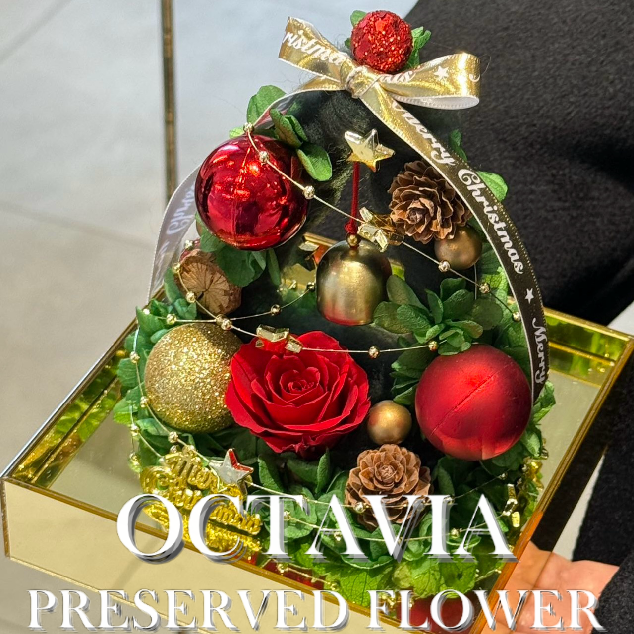 Christmas preserved flowers