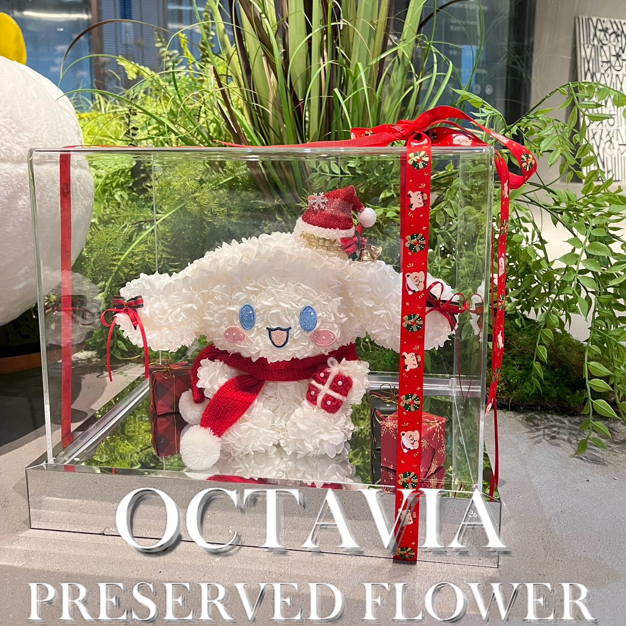 [永生花]-聖誕玉桂狗