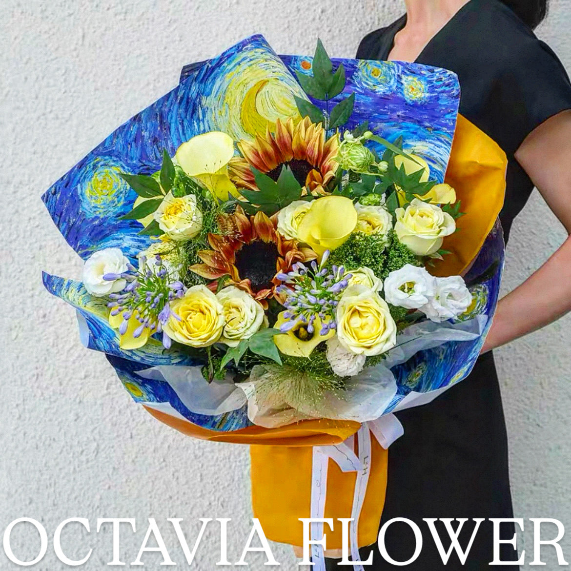 星空-向日葵花束