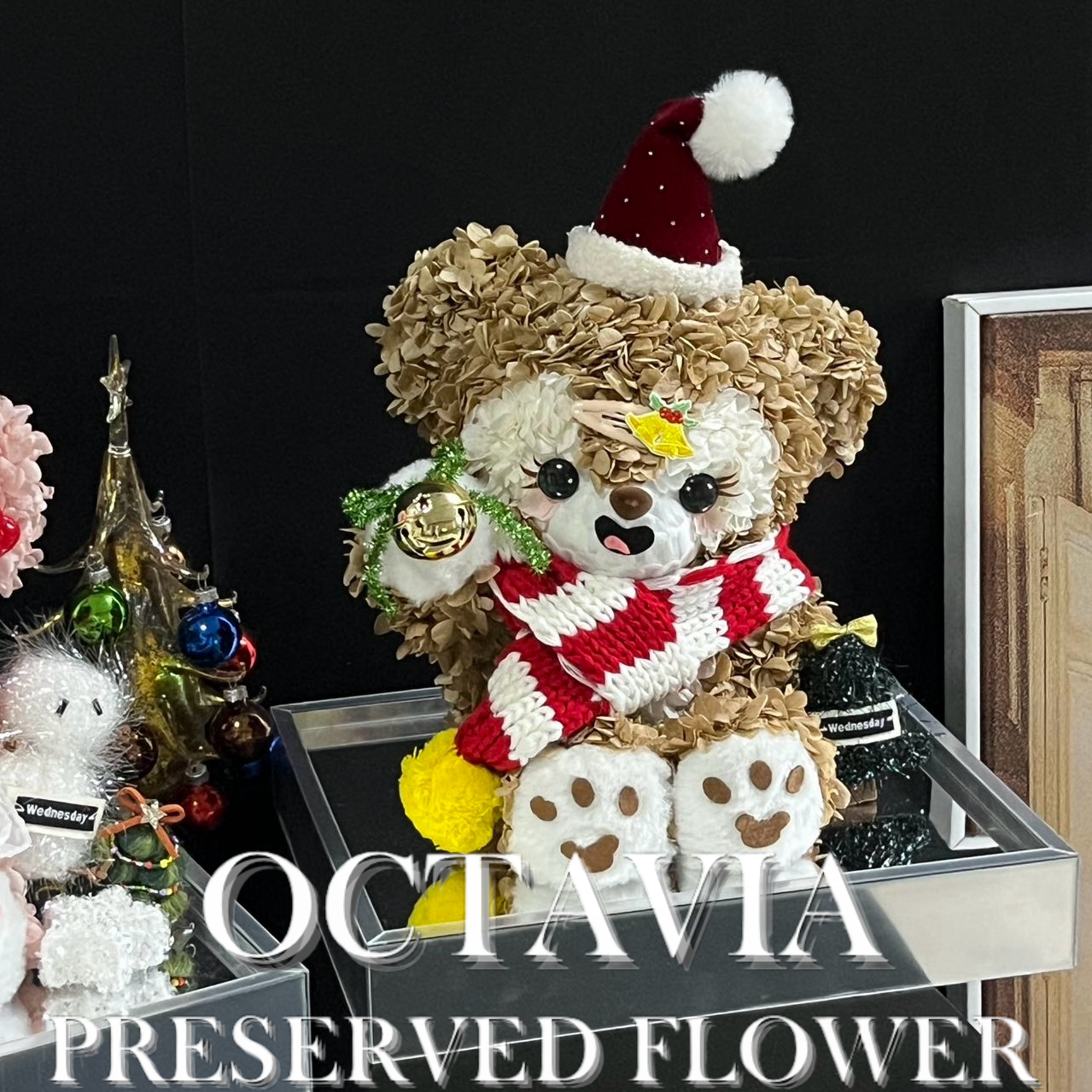 Christmas preserved flowers