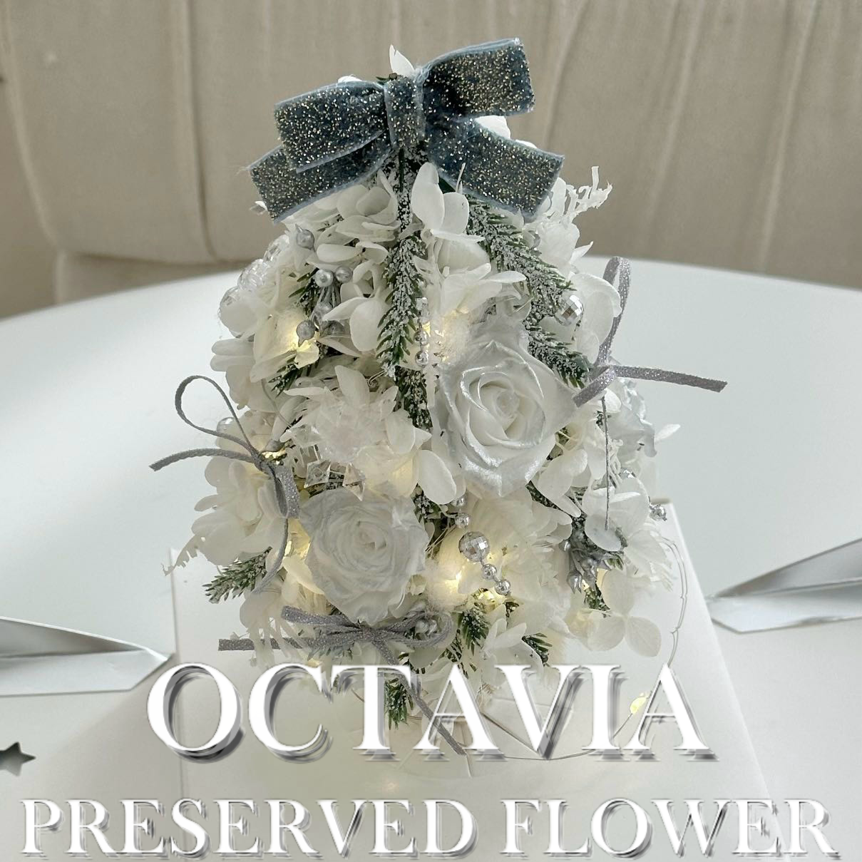 [永生花]-蝴蝶結聖誕樹(共5色)