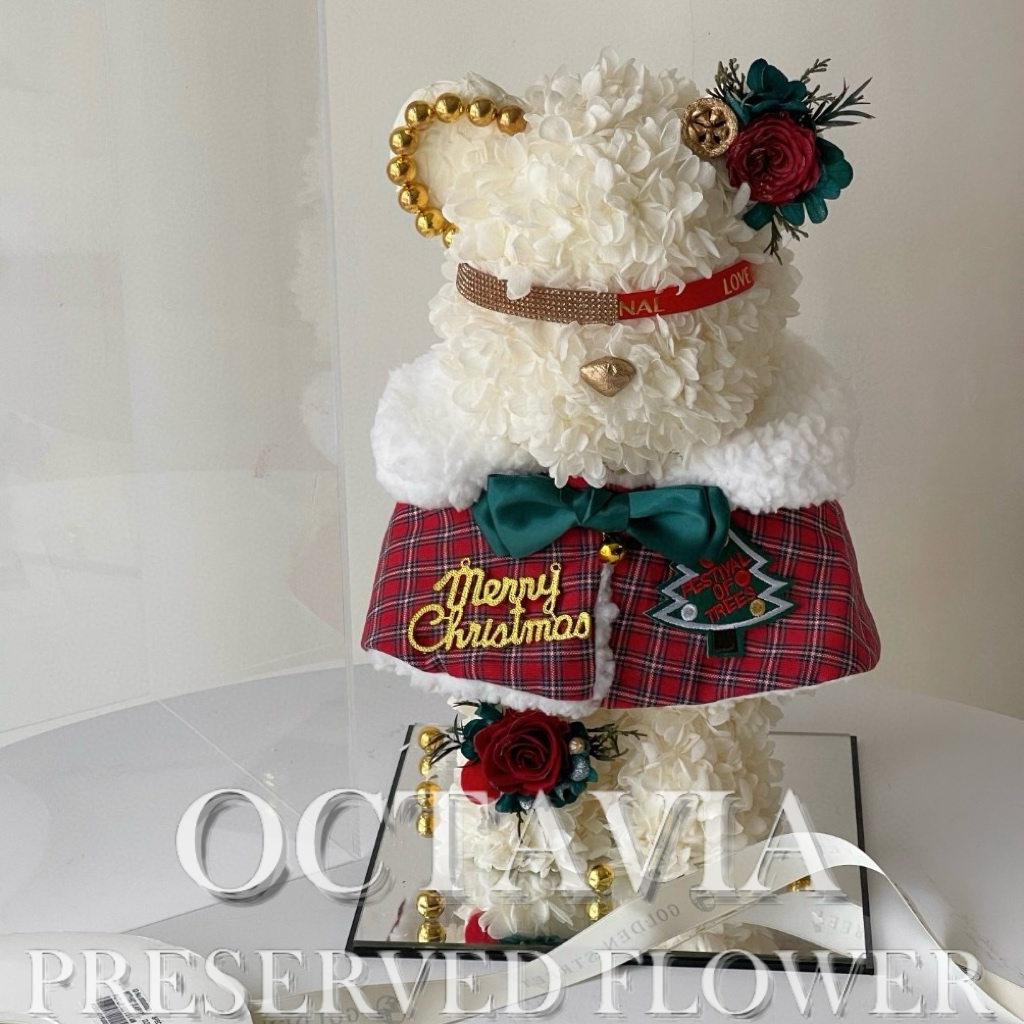 [永生花]-聖誕暴力熊A