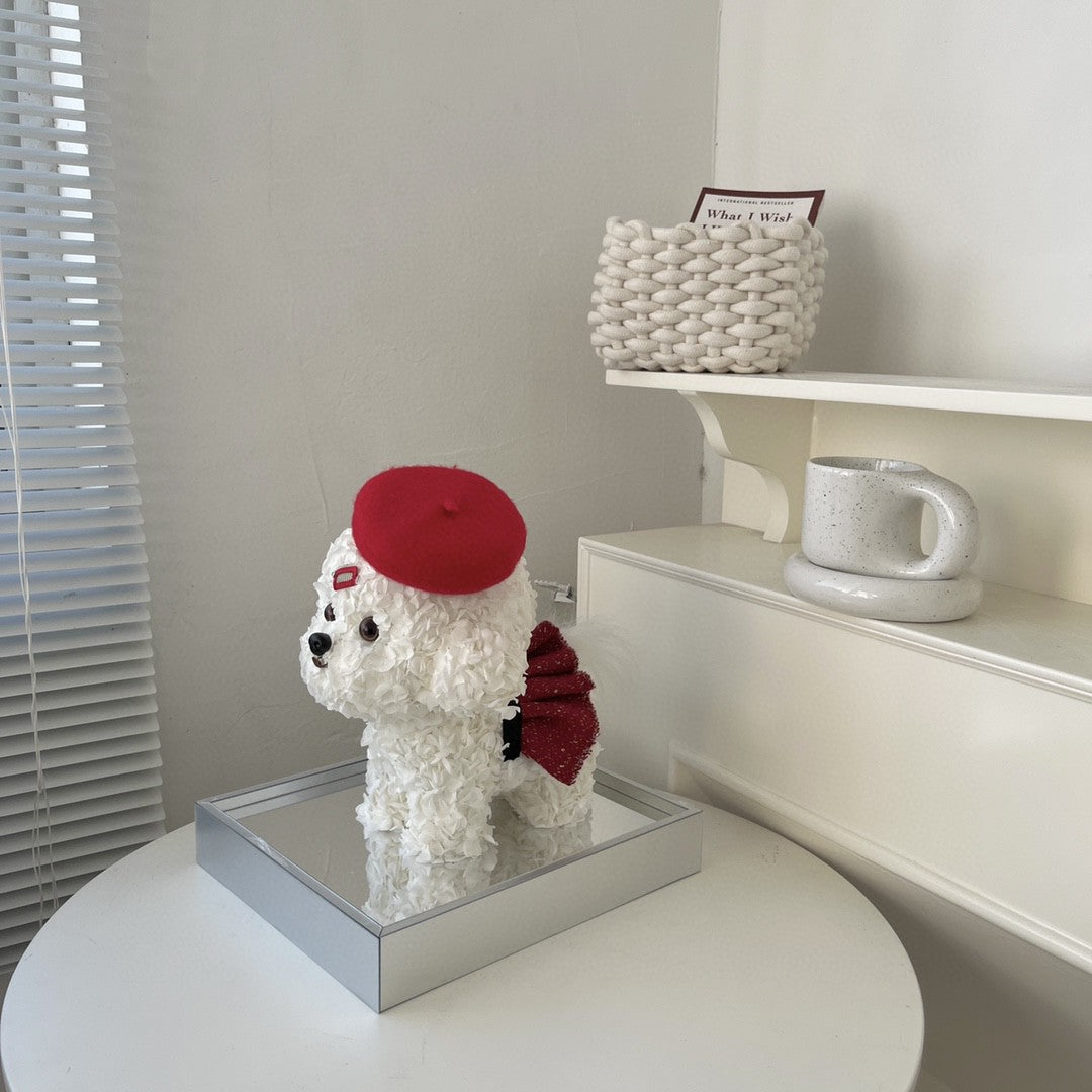 Christmas preserved flower - puppy