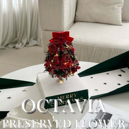 [Preserved Flower] - Bow Christmas Tree (5 colors available)