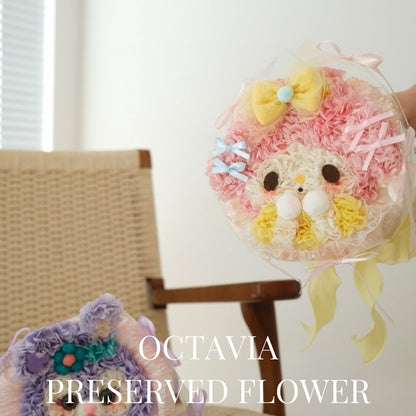 PFN01-綉球花公仔花束 OCTAVIA