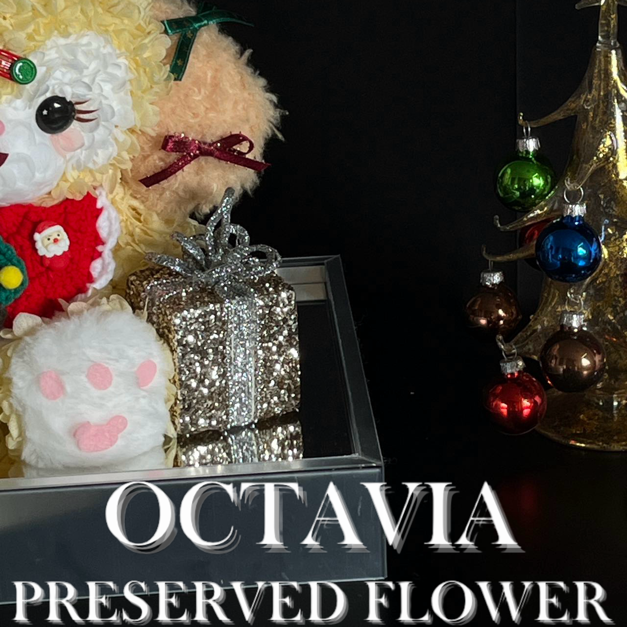 Christmas preserved flowers