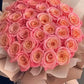 粉紅色玫瑰33枝花束 OCTAVIA