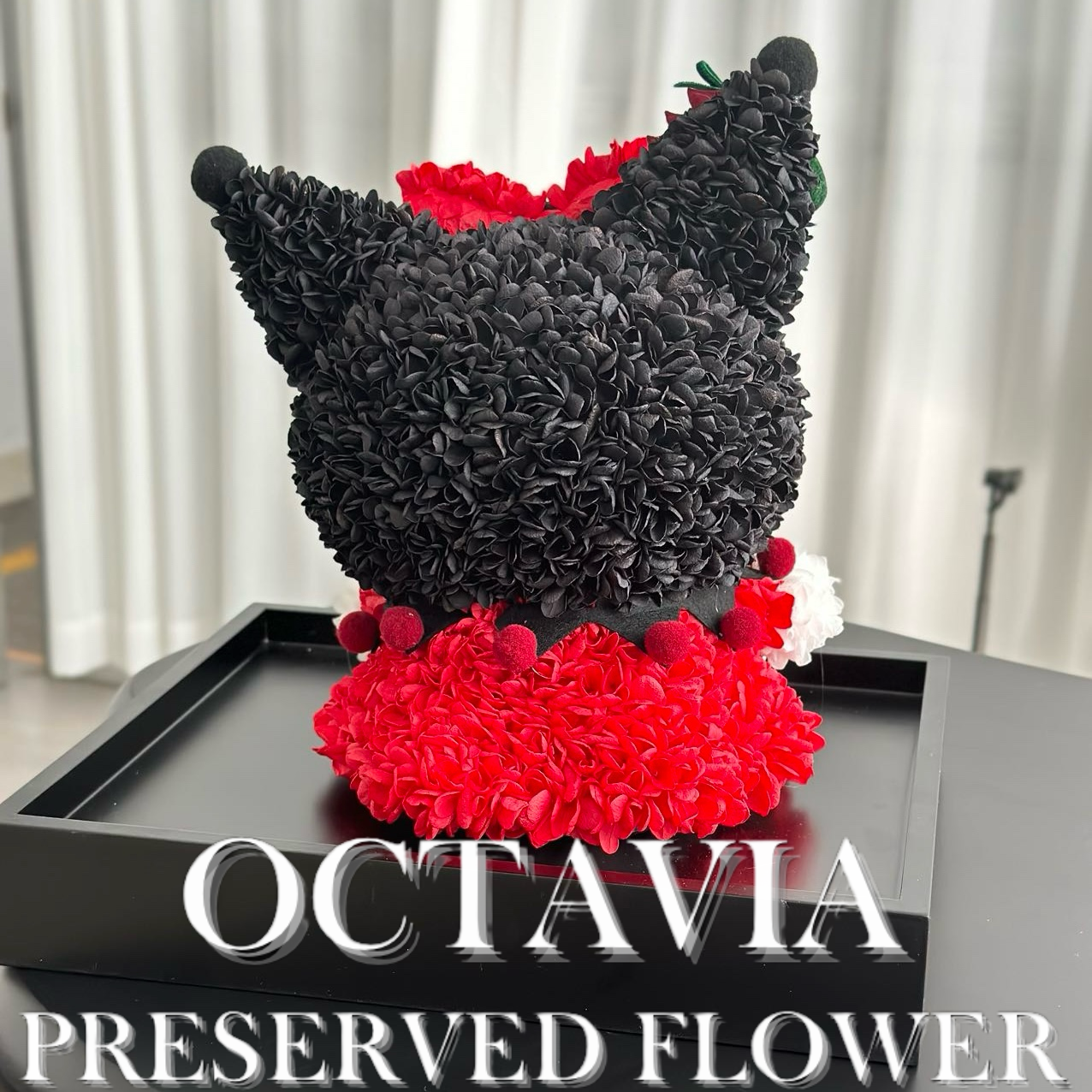 [永生花]-紅色聖誕可羅米