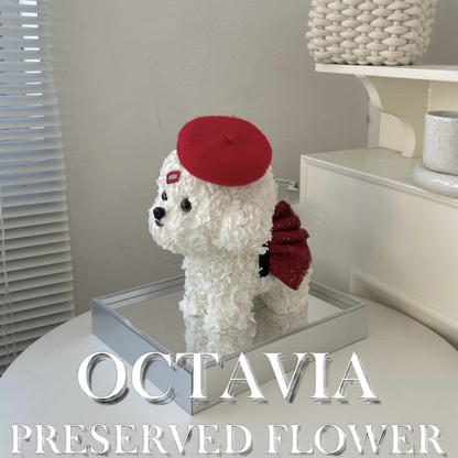 Christmas preserved flower - puppy